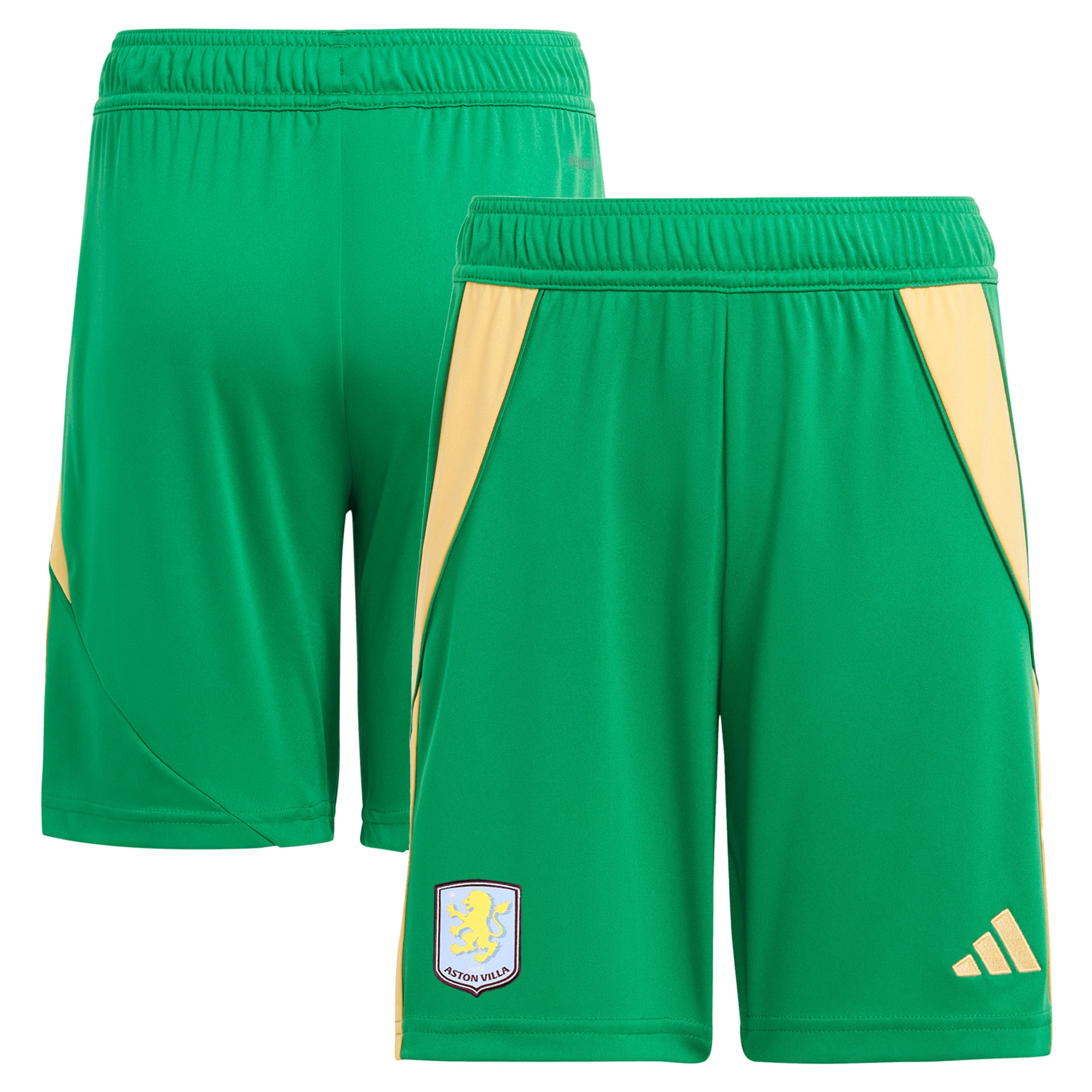 aston villa adidas goalkeeper shorts 2024-25 – kids – 201964012 with custom printing Collection | Official Aston Villa FC Gear Online