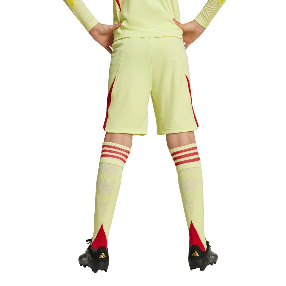 aston villa adidas goalkeeper shorts 2025-26 – kids with custom printing Collection | Official Aston Villa FC Gear Online