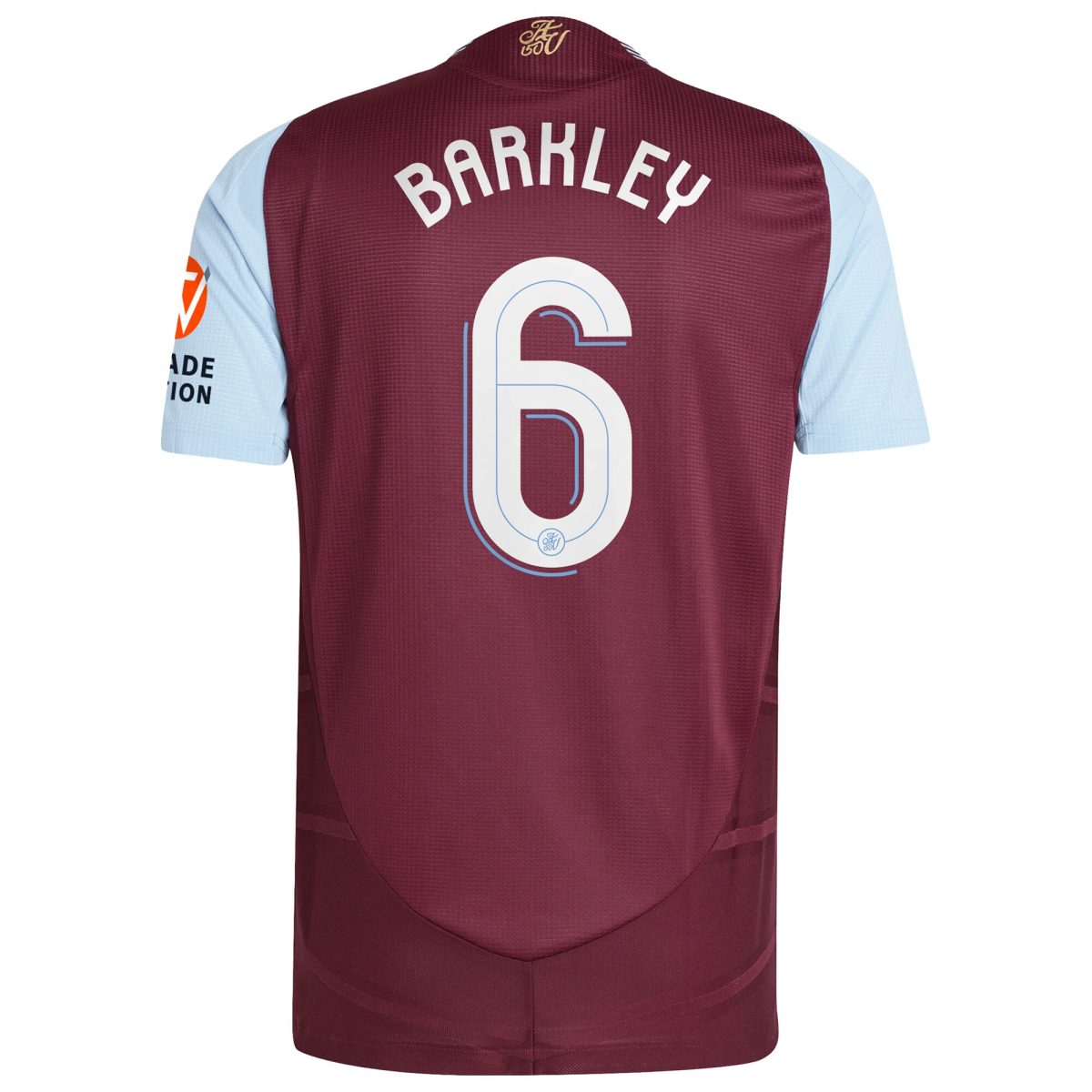 aston villa adidas home authentic shirt 2024-25 with barkley 6 cup printing Collection | Official Aston Villa FC Gear Online
