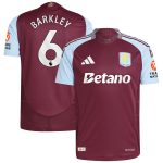 aston villa adidas home authentic shirt 2024-25 with barkley 6 printing Collection | Official Aston Villa FC Gear Online