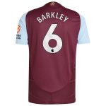 aston villa adidas home authentic shirt 2024-25 with barkley 6 printing Collection | Official Aston Villa FC Gear Online