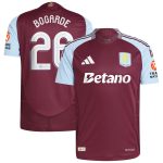 aston villa adidas home authentic shirt 2024-25 with bogarde 26 cup printing Collection | Official Aston Villa FC Gear Online