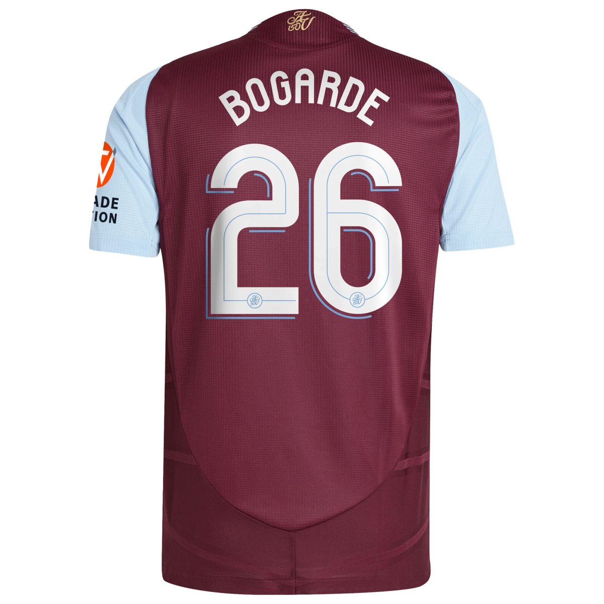aston villa adidas home authentic shirt 2024-25 with bogarde 26 cup printing Collection | Official Aston Villa FC Gear Online