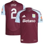 aston villa adidas home authentic shirt 2024-25 with cash 2 cup printing Collection | Official Aston Villa FC Gear Online