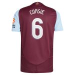 aston villa adidas home authentic shirt 2024-25 with corsie 6 cup printing Collection | Official Aston Villa FC Gear Online