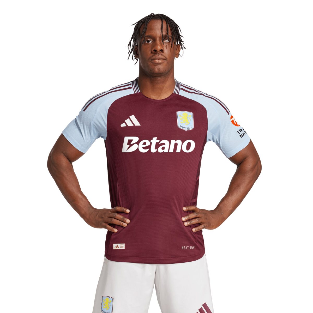 aston villa adidas home authentic shirt 2024-25 with custom printing Collection | Official Aston Villa FC Gear Online