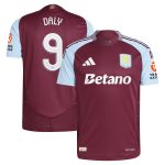 aston villa adidas home authentic shirt 2024-25 with daly 9 cup printing Collection | Official Aston Villa FC Gear Online