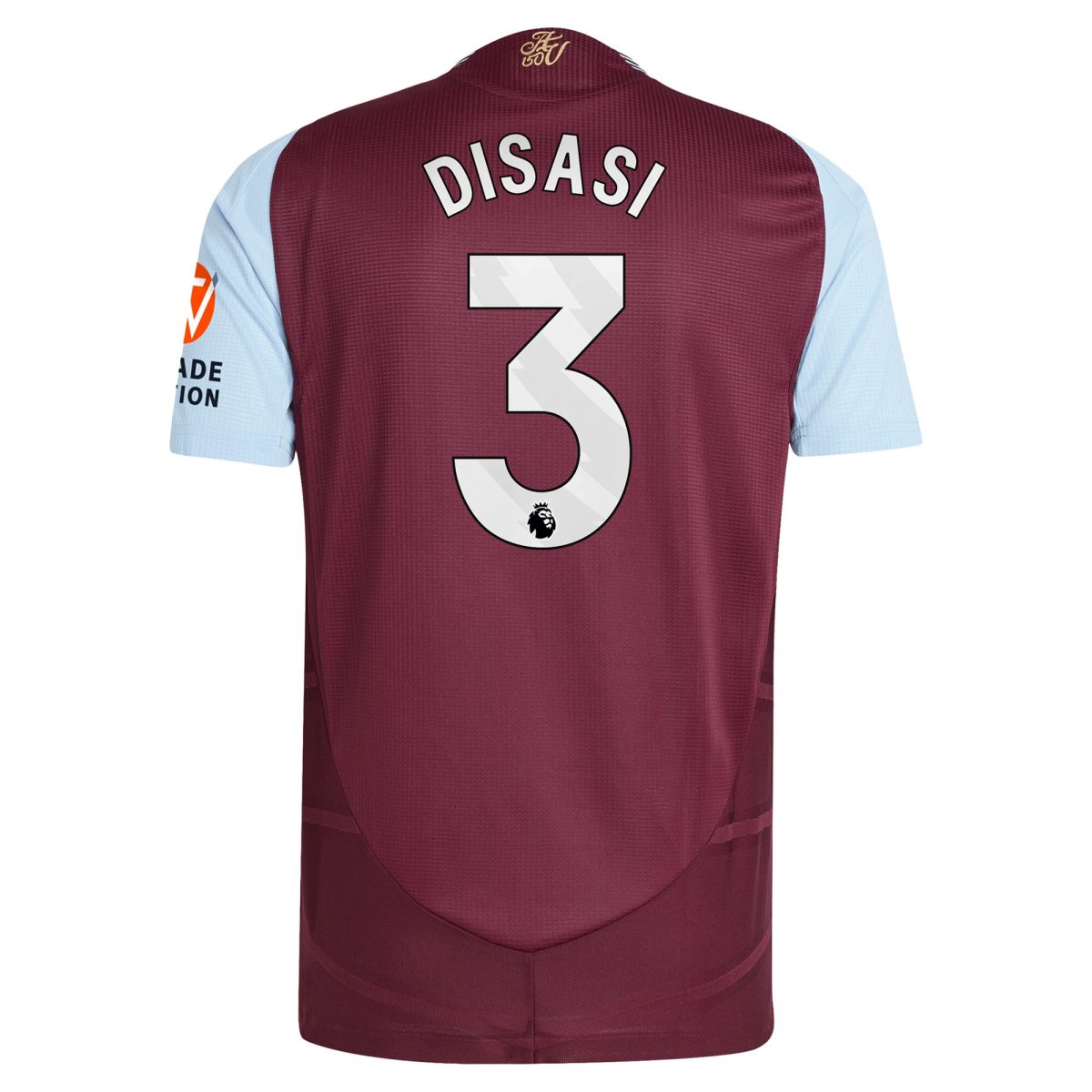 aston villa adidas home authentic shirt 2024-25 with disasi 3 printing Collection | Official Aston Villa FC Gear Online