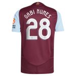aston villa adidas home authentic shirt 2024-25 with gabi nunes 28 cup printing Collection | Official Aston Villa FC Gear Online
