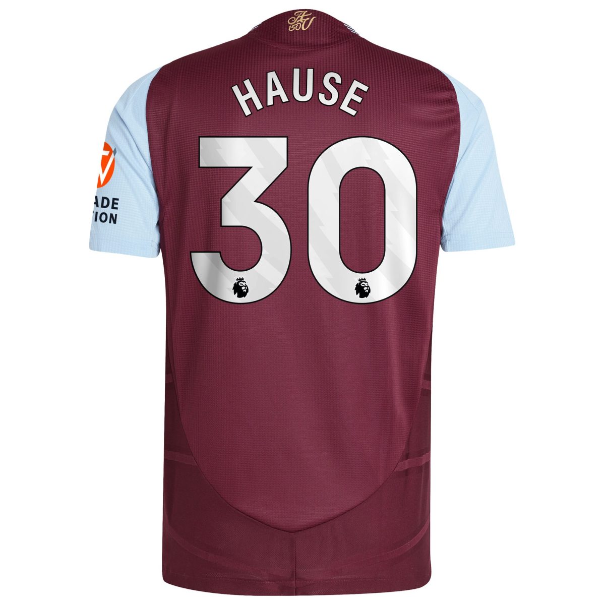 aston villa adidas home authentic shirt 2024-25 with hause 30 printing Collection | Official Aston Villa FC Gear Online
