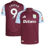 aston villa adidas home authentic shirt 2024-25 with j.duran 9 printing Collection | Official Aston Villa FC Gear Online