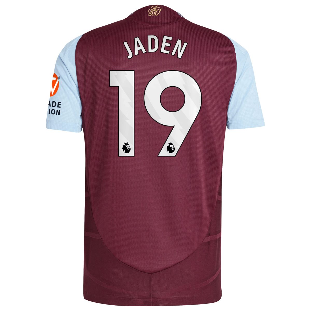aston villa adidas home authentic shirt 2024-25 with jaden 19 printing Collection | Official Aston Villa FC Gear Online