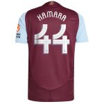 aston villa adidas home authentic shirt 2024-25 with kamara 44 cup printing Collection | Official Aston Villa FC Gear Online
