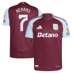 aston villa adidas home authentic shirt 2024-25 with kearns 7 cup printing Collection | Official Aston Villa FC Gear Online