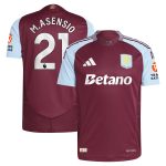 aston villa adidas home authentic shirt 2024-25 with m.asensio 21 printing Collection | Official Aston Villa FC Gear Online