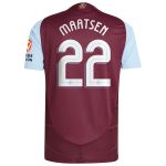 aston villa adidas home authentic shirt 2024-25 with maatsen 22 cup printing Collection | Official Aston Villa FC Gear Online