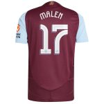 aston villa adidas home authentic shirt 2024-25 with malen 17 cup printing Collection | Official Aston Villa FC Gear Online