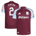 aston villa adidas home authentic shirt 2024-25 with mayling 2 cup printing Collection | Official Aston Villa FC Gear Online