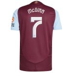 aston villa adidas home authentic shirt 2024-25 with mcginn 7 cup printing Collection | Official Aston Villa FC Gear Online