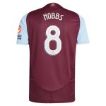 aston villa adidas home authentic shirt 2024-25 with nobbs 8 cup printing Collection | Official Aston Villa FC Gear Online