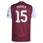 aston villa adidas home authentic shirt 2024-25 with parker 15 cup printing Collection | Official Aston Villa FC Gear Online