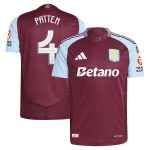 aston villa adidas home authentic shirt 2024-25 with patten 4 cup printing Collection | Official Aston Villa FC Gear Online