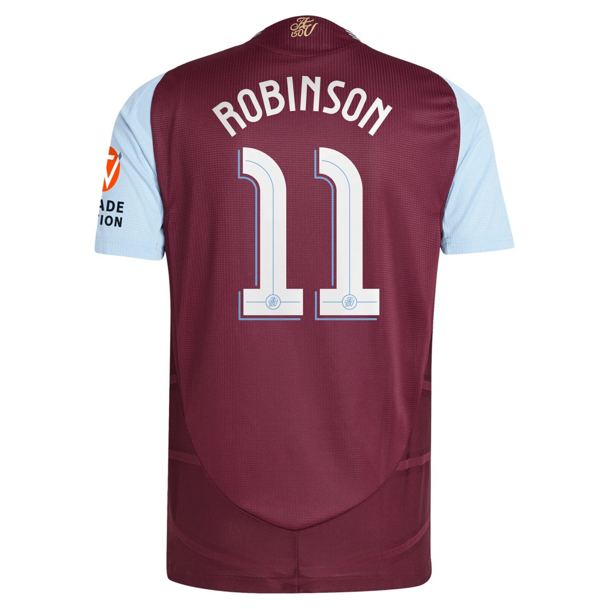aston villa adidas home authentic shirt 2024-25 with robinson 11 cup printing Collection | Official Aston Villa FC Gear Online