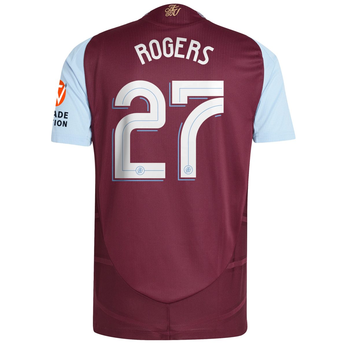 aston villa adidas home authentic shirt 2024-25 with rogers 27 cup printing Collection | Official Aston Villa FC Gear Online