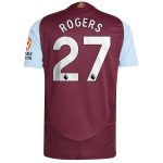 aston villa adidas home authentic shirt 2024-25 with rogers 27 printing Collection | Official Aston Villa FC Gear Online