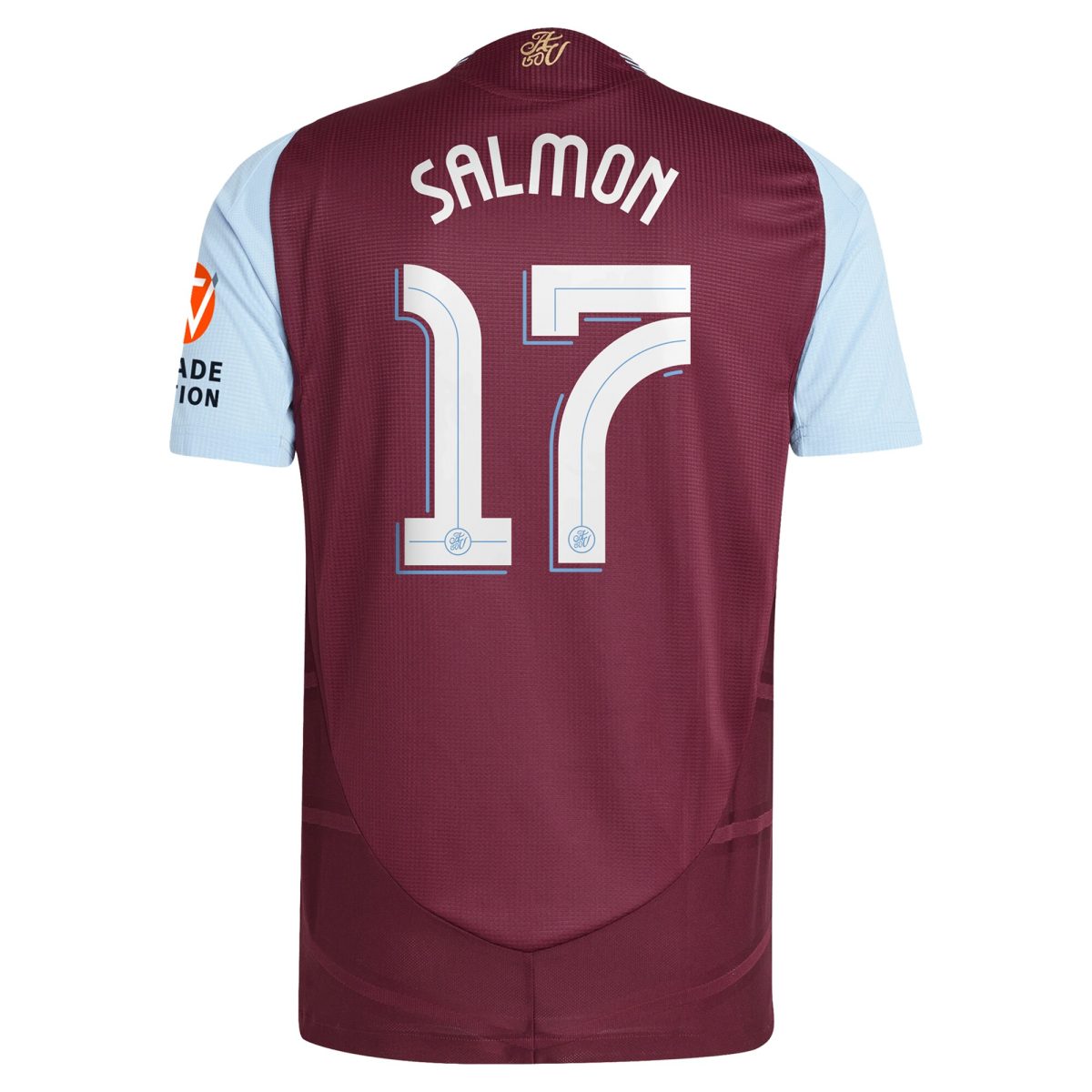 aston villa adidas home authentic shirt 2024-25 with salmon 17 cup printing Collection | Official Aston Villa FC Gear Online