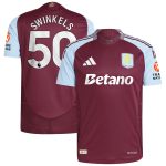 aston villa adidas home authentic shirt 2024-25 with swinkels 50 printing Collection | Official Aston Villa FC Gear Online