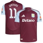 aston villa adidas home authentic shirt 2024-25 with watkins 11 cup printing Collection | Official Aston Villa FC Gear Online