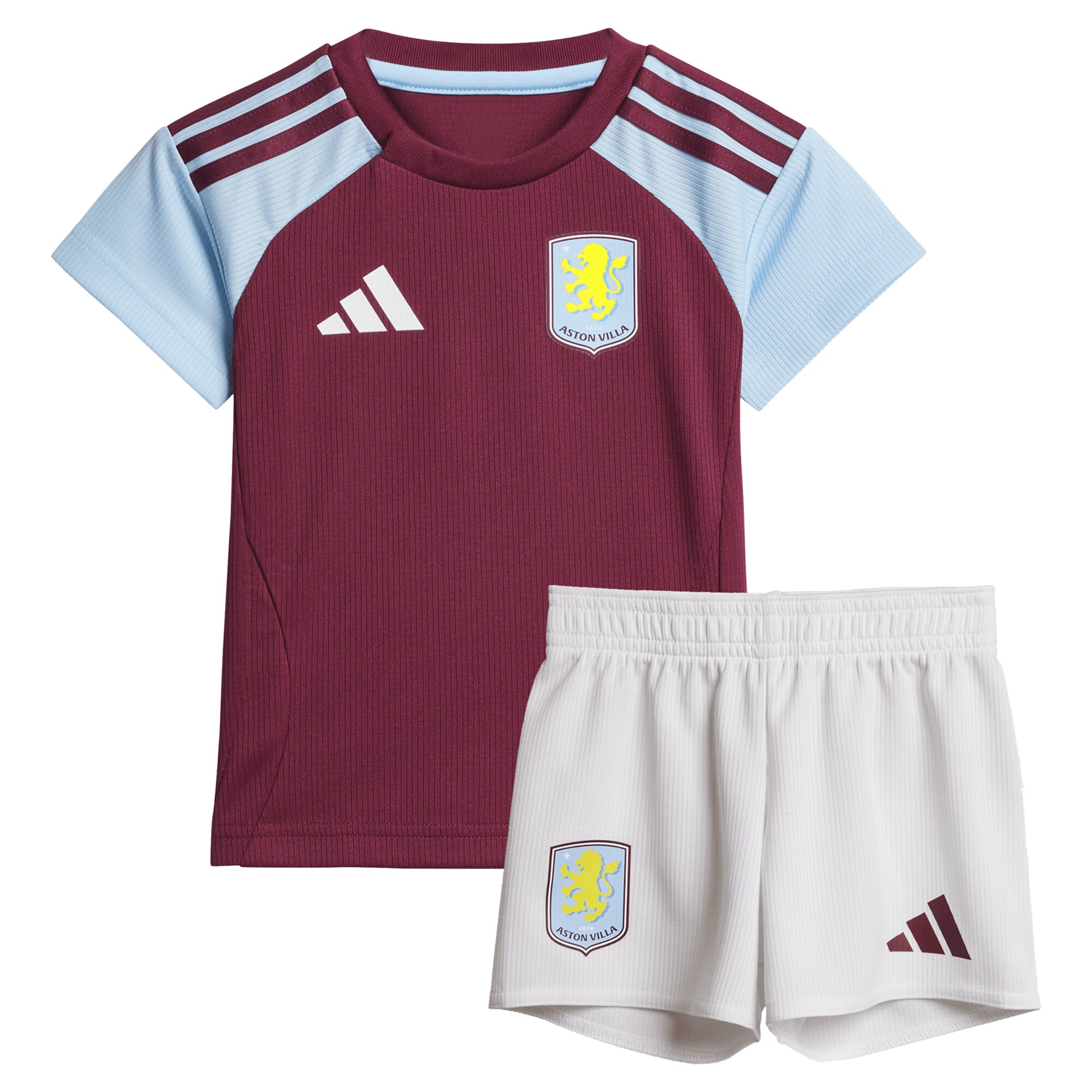 aston villa adidas home baby kit 2024-25 with a.garcía 16 printing Collection | Official Aston Villa FC Gear Online