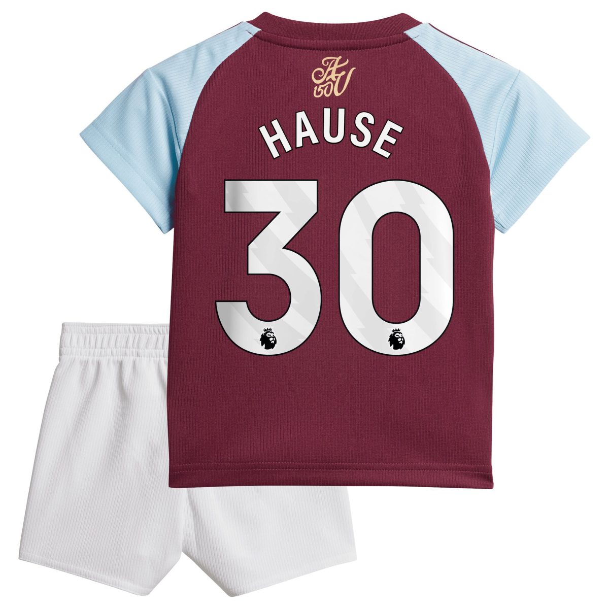 aston villa adidas home baby kit 2024-25 with hause 30 printing Collection | Official Aston Villa FC Gear Online