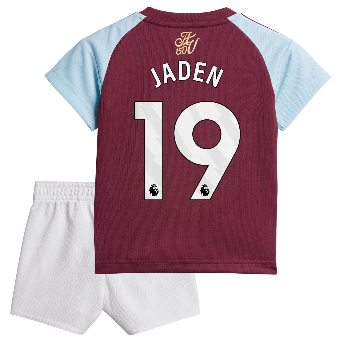 aston villa adidas home baby kit 2024-25 with jaden 19 printing Collection | Official Aston Villa FC Gear Online