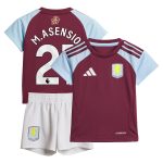 aston villa adidas home baby kit 2024-25 with m.asensio 21 printing Collection | Official Aston Villa FC Gear Online