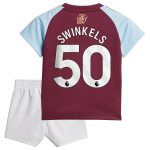 aston villa adidas home baby kit 2024-25 with swinkels 50 printing Collection | Official Aston Villa FC Gear Online