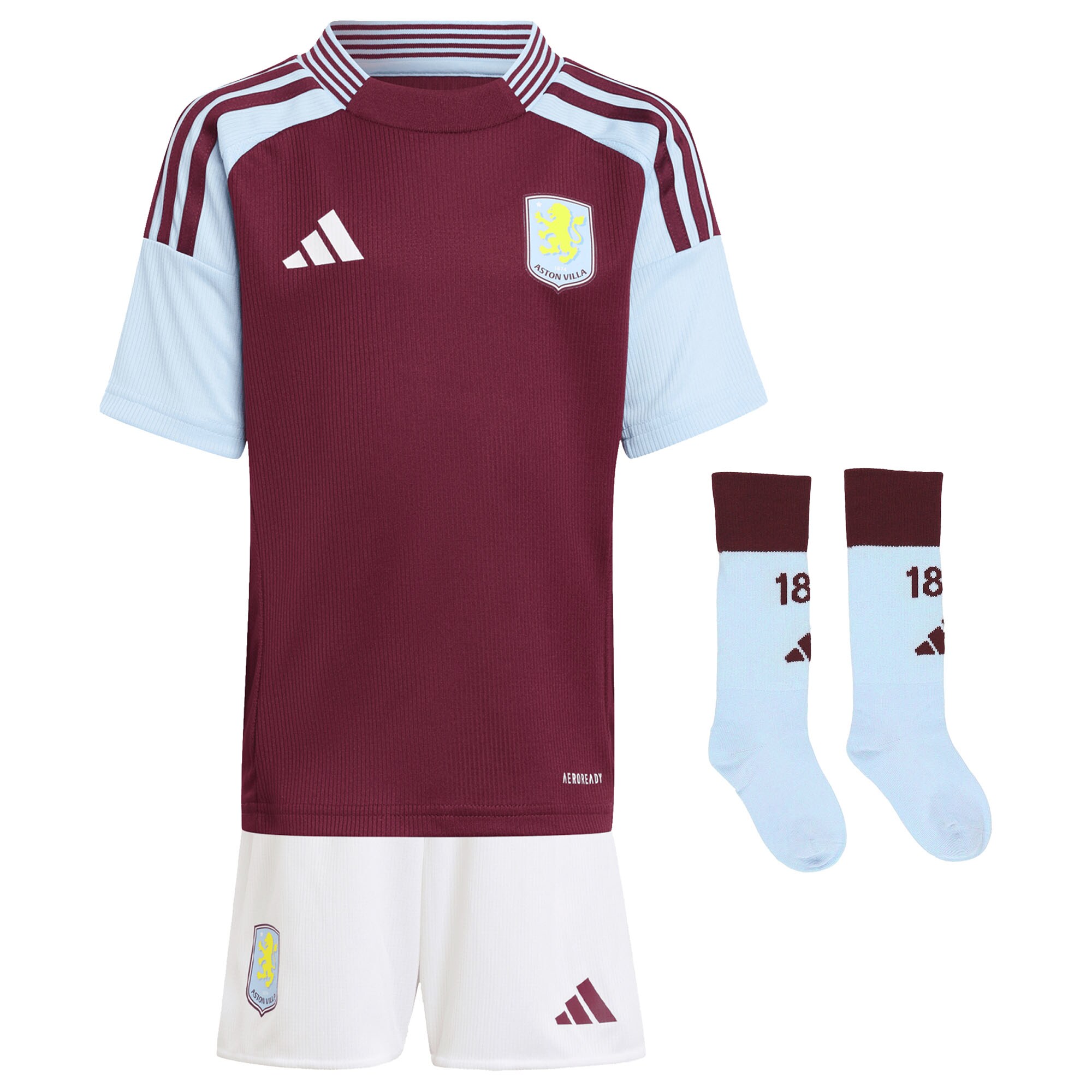 aston villa adidas home mini kit 2024-25 with bogarde 26 printing Collection | Official Aston Villa FC Gear Online