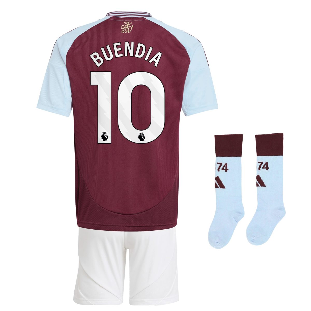 aston villa adidas home mini kit 2024-25 with buendia 10 printing Collection | Official Aston Villa FC Gear Online