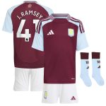 aston villa adidas home mini kit 2024-25 with j. ramsey 41 printing Collection | Official Aston Villa FC Gear Online