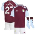 aston villa adidas home mini kit 2024-25 with rogers 27 printing Collection | Official Aston Villa FC Gear Online