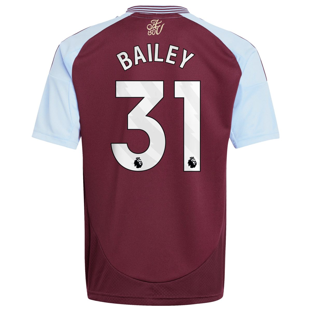 aston villa adidas home shirt 2024-25 – kids with bailey 31 printing Collection | Official Aston Villa FC Gear Online