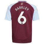 aston villa adidas home shirt 2024-25 – kids with barkley 6 printing Collection | Official Aston Villa FC Gear Online