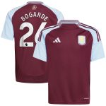 aston villa adidas home shirt 2024-25 – kids with bogarde 26 printing Collection | Official Aston Villa FC Gear Online