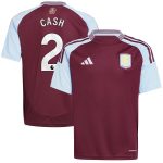aston villa adidas home shirt 2024-25 – kids with cash 2 printing Collection | Official Aston Villa FC Gear Online