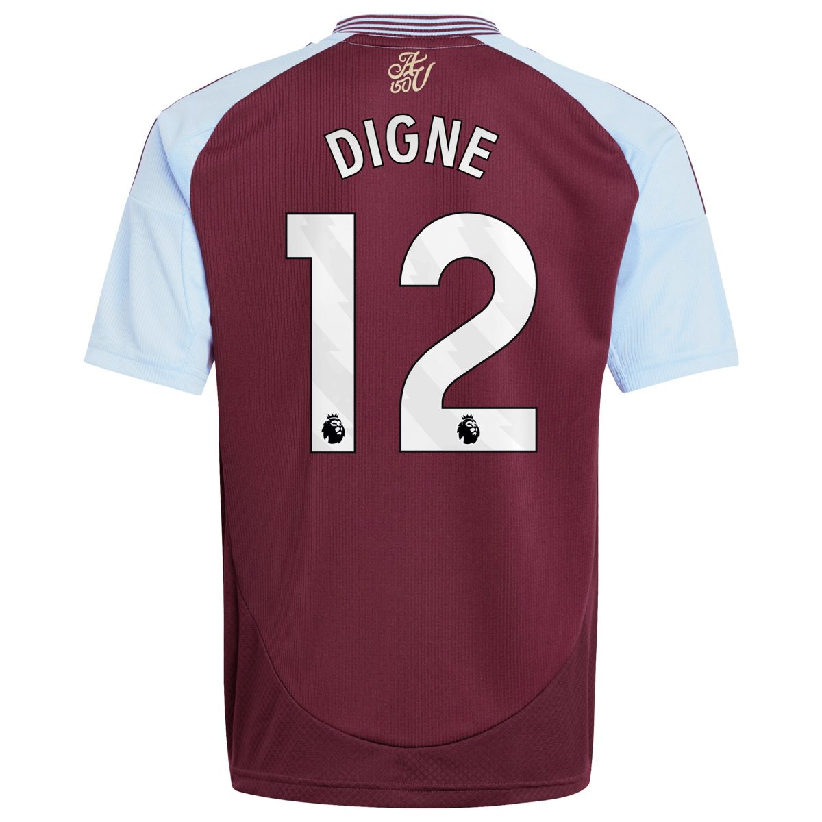 aston villa adidas home shirt 2024-25 – kids with digne 12 printing Collection | Official Aston Villa FC Gear Online