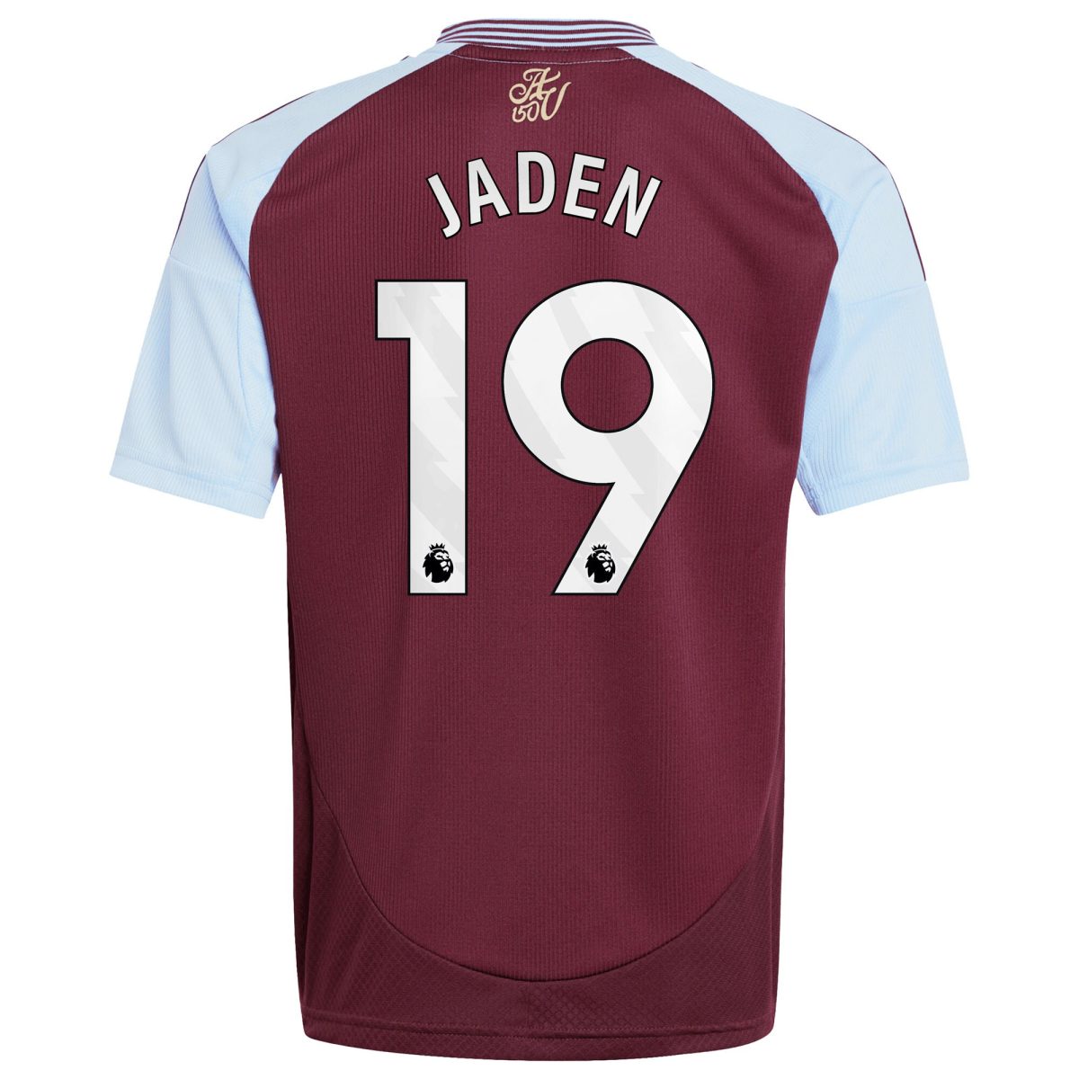 aston villa adidas home shirt 2024-25 – kids with jaden 19 printing Collection | Official Aston Villa FC Gear Online