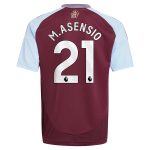 aston villa adidas home shirt 2024-25 – kids with m.asensio 21 printing Collection | Official Aston Villa FC Gear Online