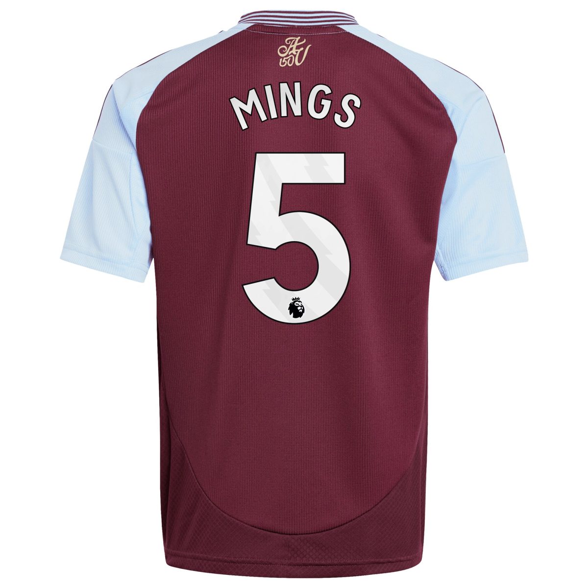 aston villa adidas home shirt 2024-25 – kids with mings 5 printing Collection | Official Aston Villa FC Gear Online