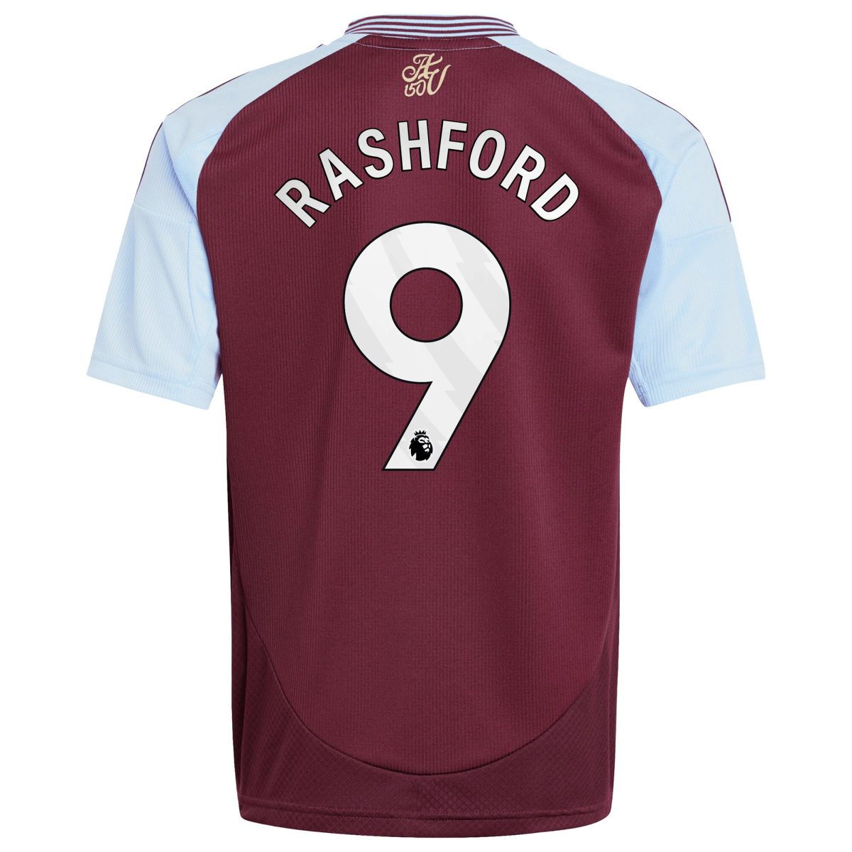aston villa adidas home shirt 2024-25 – kids with rashford 9 printing Collection | Official Aston Villa FC Gear Online
